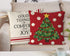 Christmas Pillow Covers 18 x 18 Inch Set of 4 Farmhouse Hug Pillowcase Christmas Tree Elk Winter Throw Pillows Living Room Decoration Home Decorative Sofa Pillowcase