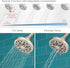 Pfister 015-WS2-RSKK Restore Multi-Function Showerhead with Adjustable Spray Width, Brushed Nickel