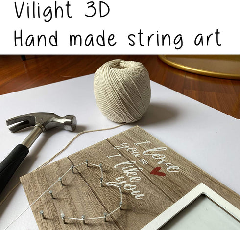 VILIGHT Nurse Doctor Gifts for Women Men - Thank You and Retirement Nurse Gift Sign - by Touching So Many Lives You Have Changed The World - Handmade 3D String Art 12x6.6 Inches