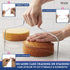 RFAQK 35PCs Cake Turntable and Leveler-Rotating Cake Stand with Non Slip pad-7 Icing Tips and 20 Bags- Straight & Offset Spatula-3 Scraper Set -EBook-Cake Decorating Supplies Kit -Baking Tools