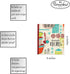 Brownlow Gifts Recipe Binder Set with Plastic Page Protectors and Recipe Cards, Made With Love