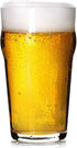Pint Glasses,20oz British Beer Glass,Classics Craft Beer Glasses,Premium Beer Glasses Tumbler Set of 4, Pub Beer Glasses,Unique Design Beer Glasses Easy Stacking in The Cupboard