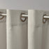 Exclusive Home Curtains Loha Linen Grommet Top Curtain Panel Pair, 54x108, Natural