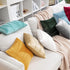 MIULEE Pack of 2 Boho Velvet Throw Pillow Covers Decorative Soft Solid Outdoor Cushion Covers for Couch Bed Sofa 18x18 Inch Army Green