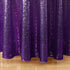 Kirsooku Purple Sequin Tablecloth Glitter Sparkly Iridescent Shimmer for Round Table Cloth 70 Inch Table Covers Decorations for Birthday Party Supplies Event Wedding Table Skirt Decor