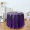Kirsooku Purple Sequin Tablecloth Glitter Sparkly Iridescent Shimmer for Round Table Cloth 70 Inch Table Covers Decorations for Birthday Party Supplies Event Wedding Table Skirt Decor