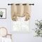 NICETOWN Blackout Curtain Shade for Basement - Roman Tie Up Window Valance Balloon Blind (Grommet Top Panel, 34 inches W x 45 inches L, Biscotti Beige)