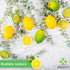 Fake Lemons Limes and Slices Set - 36 Kit Decoration Faux Citrus Fake Fruit - Artificial Lemons Fruit Decorations for Kitchen Home Office Weddings Table Centerpiece Party Tree Lemon Decor for Kitchen