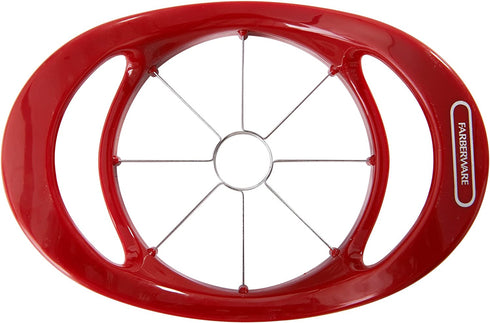 Farberware Professional Plastic Apple Corer/Wedger with Stainless Steel Blades, Red