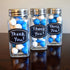 Spice Jars - Spice Containers - Spice Jar - 14 Square Glass Spice Bottles (4 oz) with 60 Chalkboard Labels, Chalk Marker, Stainless Steel Lid, Shaker Insert Tops, Funnel - Complete Organizer Set