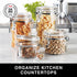 Oggi Clear Canister Food Storage Container, 38 Ounce