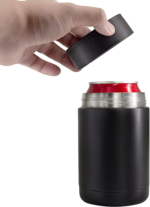 Beer Bottle Insulator Can Cooler 12 oz 304 Stainless Steel 3 in 1 Frost Buddy Beer Coozy for Cans Skinny Can Coffee Accessories Beer Cooler Beer Gifts for Men Slim Can Insulated