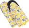 Sage+Stitch Heat Resistant Designer Kitchen Oven Mitts with Neoprene Non-Slip Grips and Hanging Loops | Set of 2 100% Cotton Long Sleeve Kitchen Oven Mitts | 5.5" x 12" | Yellow Lemons
