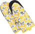 Sage+Stitch Heat Resistant Designer Kitchen Oven Mitts with Neoprene Non-Slip Grips and Hanging Loops | Set of 2 100% Cotton Long Sleeve Kitchen Oven Mitts | 5.5" x 12" | Yellow Lemons