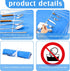 Silver Storage Bags Anti Tarnish Silver Protector Bags Blue Holder for Silverware Flatware Storage Organizer Silver Storage Cloth Place Setting Roll with White Ribbon for Teaspoon Utensils?4 Pieces?