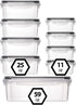 Fullstar (9 Pack) Food Storage Containers with Lids - Plastic Food Containers with Lids - Plastic Containers with Lids BPA-Free - Leftover Food Containers - Airtight Leak Proof Food Container