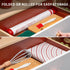 Massive Silicone Pastry Mat, Extra Large 32 x 24 Inches with Dimensions & Non-slip Texture, Non-Slip Design, Dark Red Pattern