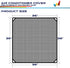 Windscreen4less Outdoor A/C Unit Mesh Cover for Outside Air Conditioner AC Compressor Condenser 36''x36'' Keep Out Leaves Breathable for All Seasons