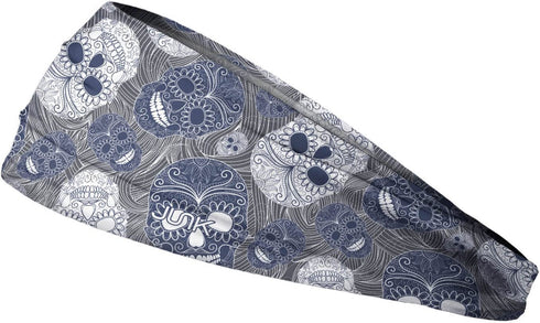 JUNK Brands Muertos Big Bang Lite Headband, Blue, One Size