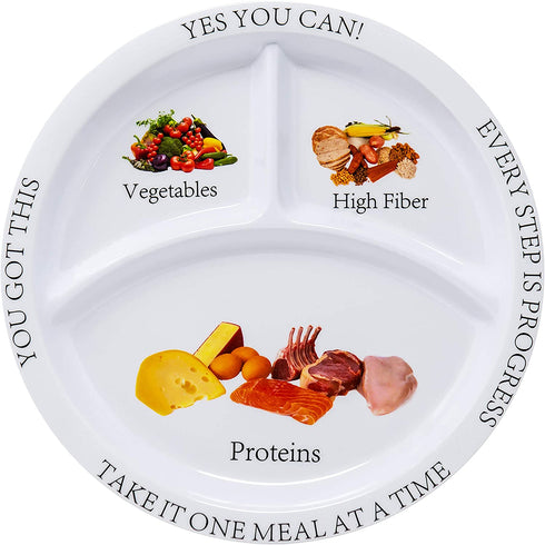 Bariatric Portion Control Plate (2 Pack)