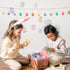 30PCS Easter Hanging Eggs with Dots-Fabric Wrapped Easter Egg-Easter Tree Hanging Ornaments for Party Spring Home Garden Decoration (Dot-Small)