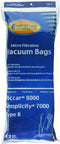 12 Riccar 8000 & Simplicity 7000 Type B Vaccum Bags, Upright, Commercial Vacuum Cleaners, 8000, 7000, 7200, 7250, 7300, 7350, 7700, 7750, 7900, 7950