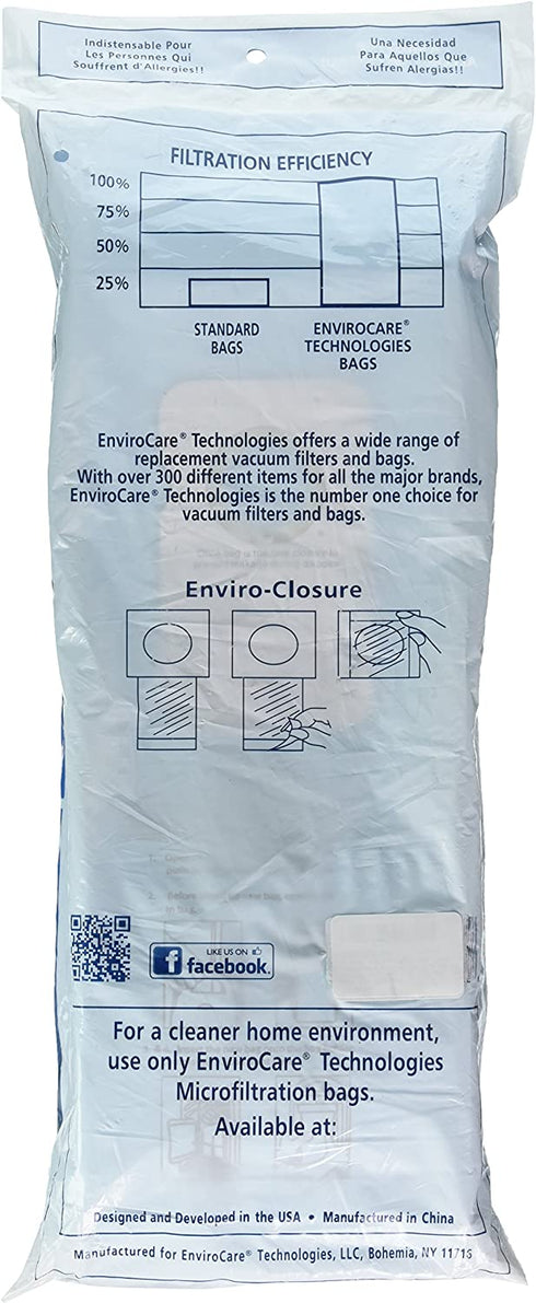 12 Riccar 8000 & Simplicity 7000 Type B Vaccum Bags, Upright, Commercial Vacuum Cleaners, 8000, 7000, 7200, 7250, 7300, 7350, 7700, 7750, 7900, 7950