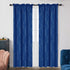 Deconovo Thermal Insulated Blackout Curtains for Sliding Glass Door - Light Blocking Curtains with Rod Pocket, Window Panels for Livingroom, Set of 2 Panels (W52 x L95 Inch, Royal Blue)