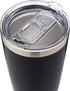 I'm The Captain & I'm Always Right 20oz Stainless Steel Tumbler by The Navy Knot - Double-Insulated Tumbler with Lid, Coffee Travel Mug, Hot Cold Coffee Cup - Nautical Design For Lake & Ocean Boaters