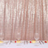 TRLYC Rose Gold Sequin Backdrop Curtains 2 Panels 2x8ft Glitter Rose Gold Curtains Decoration for Wedding Dirthday Party Christmas