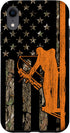 iPhone XR Bow Hunting Tree Stand Deer Hunter American Flag Camouflage Case