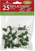 National Tree RBG-25C 25 Clear Bag with Header for 50 Light Sets UL, 2.5 Volts Replacement Christmas Bulbs, Count (Pack of 1)