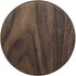 Wood Drink Coasters with Metal Holder, GOH DODD 4 Inch 6 Pieces Wooden Coasters Cup Coaster Set for Bar Kitchen Home Apartment, Walnut Wood