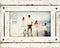 PRINZ Homestead 4-Inch by 6-Inch Distressed Plank Picture Frame, White