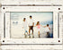 PRINZ Homestead 4-Inch by 6-Inch Distressed Plank Picture Frame, White