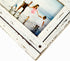 PRINZ Homestead 4-Inch by 6-Inch Distressed Plank Picture Frame, White