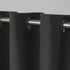 Exclusive Home Indoor/Outdoor Solid Cabana Grommet Top Curtain Panel, Charcoal, 54x84, 2 Piece