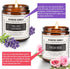 2 Pack Aromatherapy Amber Jar Candle, Sandalwood Rose and Lavender, Rustic Home Decor Scented Candles, Natural Soy Candles for Home Scented, Ideal Gifts for Mom