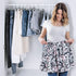 IEOKE Pant Hangers, 20 Pack Skirt Hangers with Clips Metal Trouser Clip Hangers for Heavy Duty Ultra Thin Space Saving