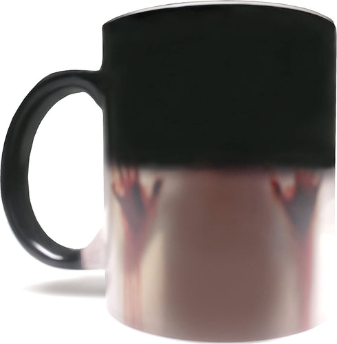 Authentic Zombie Mug - Fear the Dead/Walking Dead Inspired 11oz Grade A Quality Ceramic Heat Sensitive Color Changing Mug/Cup by CSM Supply - Foam Box Included