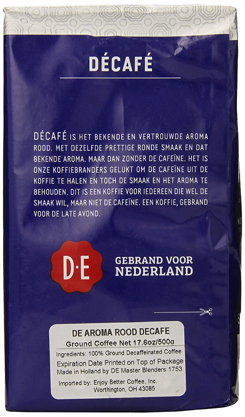 Douwe Egberts Aroma Rood Decaf Coffee, 17.6 Ounce