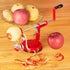 Apple Peeler Slicer Corer Apple Corer and Slicer Stainless Steel Apple Corer Slicer Peeler Fruit Peeler Apple Peelers for Kitchen Durable Alloy Apple Peeler with Powerful Suction Base Red