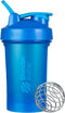 BlenderBottle Classic V2 Shaker Bottle Perfect for Protein Shakes and Pre Workout, 20-Ounce, Cyan