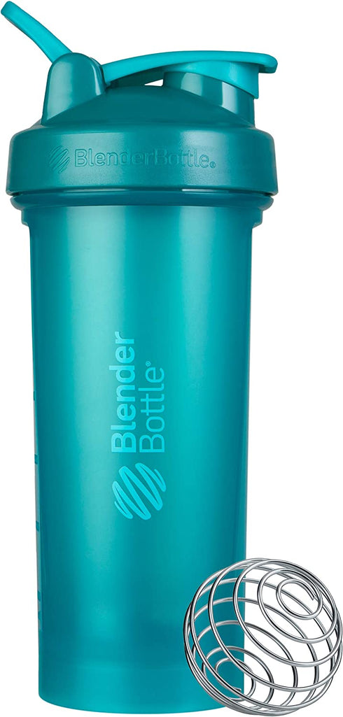 BlenderBottle Classic V2 Shaker Bottle Perfect for Protein Shakes and Pre Workout, 28-Ounce, Teal