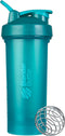 BlenderBottle Classic V2 Shaker Bottle Perfect for Protein Shakes and Pre Workout, 28-Ounce, Teal