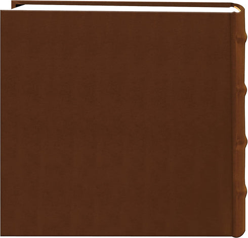 Pioneer Embossed Floral Frame Leatherette Cover Photo Album, Brown (4"x6")