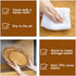 Fruit And Vegetable Storage Round Wicker Baskets Rattan For Serving Potatoes Onions Bread Decor Basket Stackable Set 2 Fruit Holder For Kitchen Countertop Organizing Bathroom Toys Craft (Honey Brown)