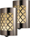 GE CoverLite LED Night Light, 2 Pack, Plug-In, Dusk-to-Dawn Sensor, Home D©cor, Ideal for Kitchen Bathroom, Nursery, Bedroom, Hallway, 46815, Brushed Nickel | Moroccan, 2