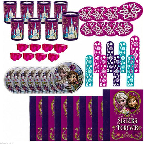 Disney Frozen Birthday Favour Toys and Prize Giveaway (48 Piece), Multi Color, 11 1/2" x 9"