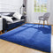 Vasofe Shaggy Rugs Fluffy Carpets , Rectangular Rugs for Bedroom LivingRoom, Nursery Rugs for Kids Room Throw Rug College Dorm Rugs, 4' x 6' Light Navy Rug Area Rugs Home Decor